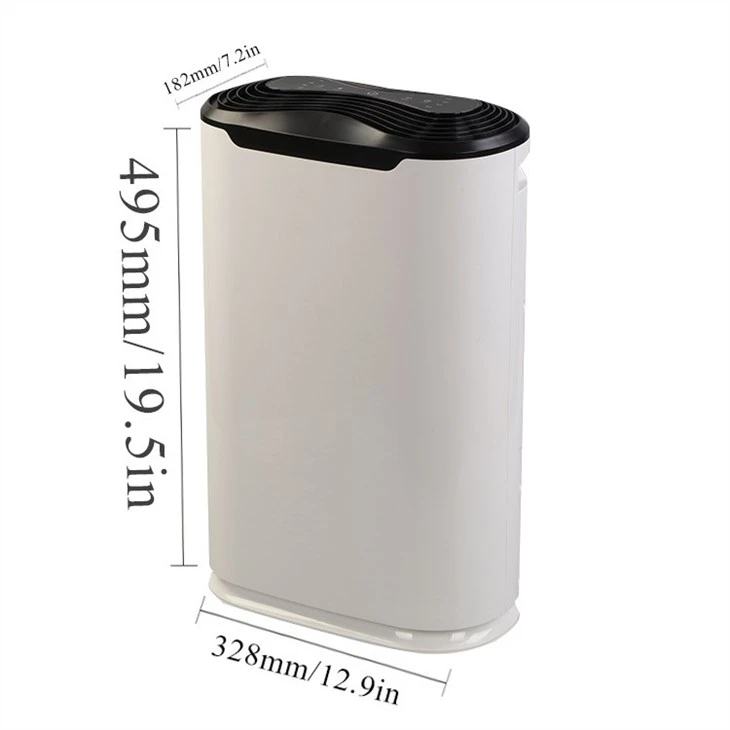 215C Top Touch Panel White And Black Home Purifier