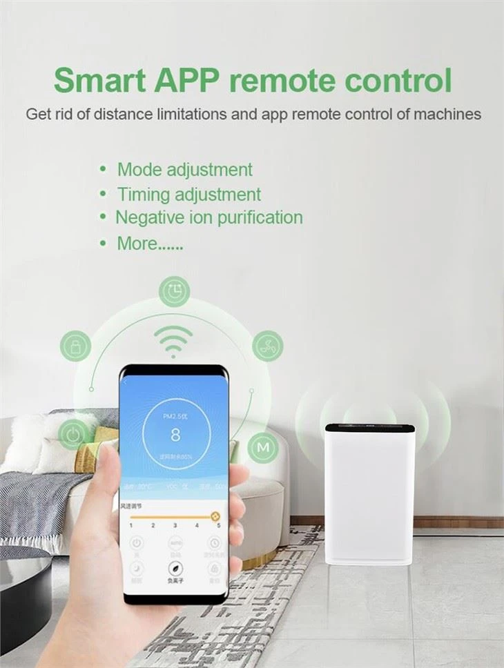Ny China Technology Design Smart luftrenare