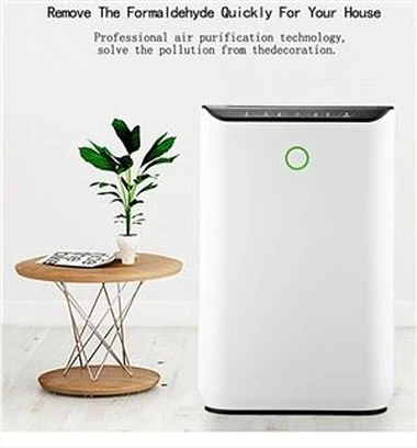 BKJ-55 Ny design Hem Stort rum Bred kommersiell luftrenare med filter